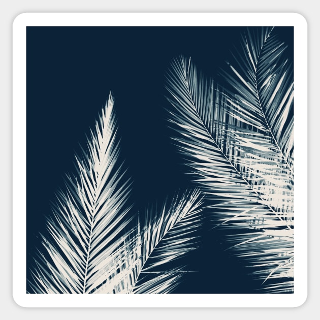 Palm Cyanotype #2 Sticker by ALICIABOCK